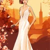 Bride In A Wedding Dress Diamond Painting