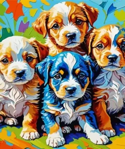 Cute Puppies Animals Diamond Painting
