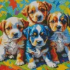 Cute Puppies Animals Diamond Painting