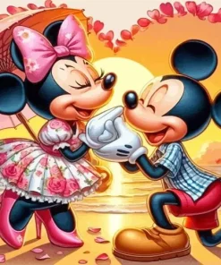Disneyland Mickey And Minnie Diamond Painting