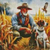Dog Hunting Art Diamond Painting