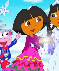 Dora Snow Diamond Painting