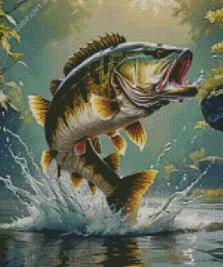 Largemouth Bass Diamond Painting