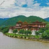 Punakha Dzong Diamond Painting