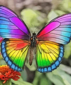 Rainbow Butterfly Diamond Painting