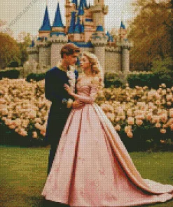Romantic Disney Land Couple Diamond Painting
