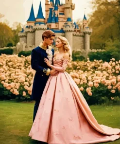 Romantic Disney Land Couple Diamond Painting