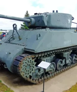 Sherman Tank Diamond Painting