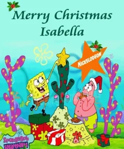 Spongebob Christmas Celebration Diamond Painting