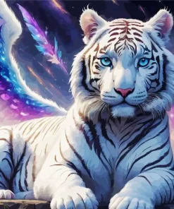 Tiger With Wings Diamond Painting