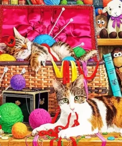 Adorable Cats Diamond Painting