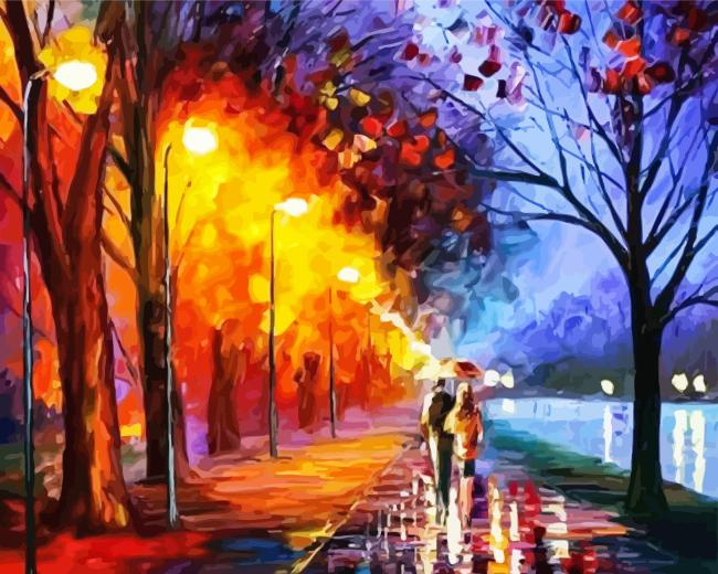 Alley By The Lake Diamond By Numbers Alley By The Lake Diamond Painting