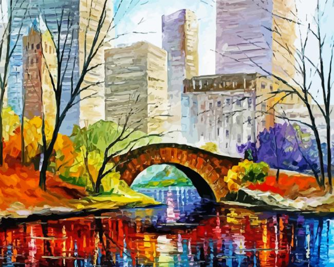 Central Park Diamond By Numbers Central Park Diamond Painting