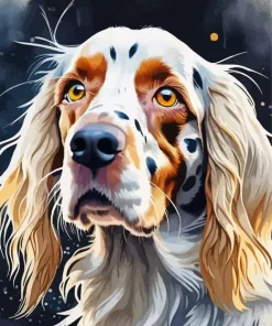 English Setter Diamond Painting