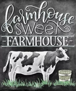 Farmhouse Sweet Farmhouse Diamond Painting
