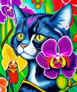 Fauvism Cat Diamond Painting