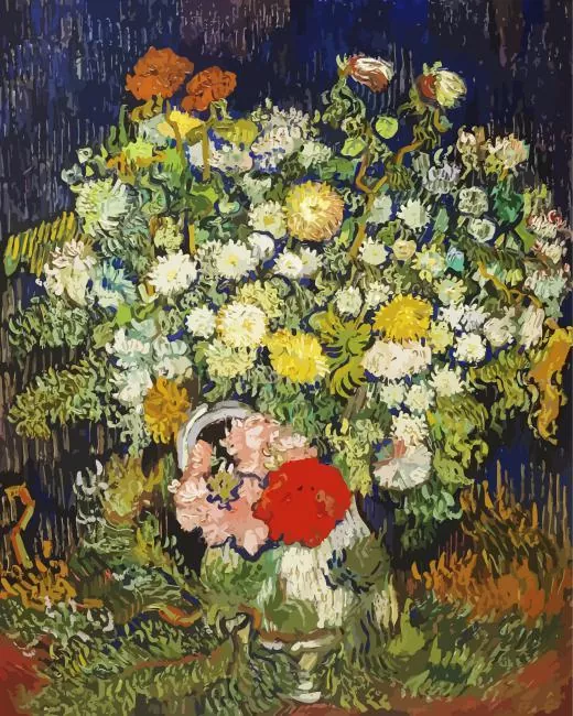 Flowers Bouquet Van Gogh Diamond Dotz Flowers Bouquet Van Gogh Diamond Painting