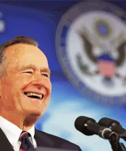 George Walker Bush Diamond Painting