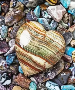 Hearts On The Beach Diamond Painting