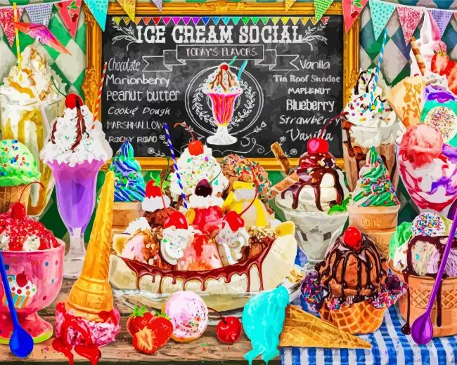 Ice Cream Social Diamond Dotz Ice Cream Social Diamond Painting