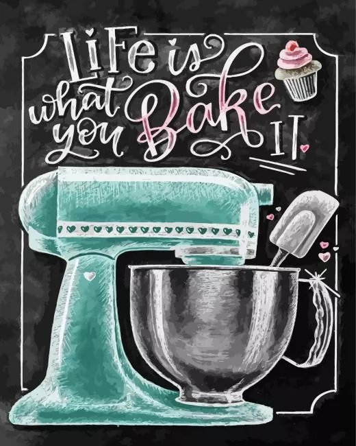 Life Is What You Bake It Diamond Paintings Life Is What You Bake It Diamond Painting