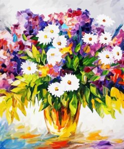 Lilac And Chamomiles Diamond Painting