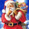 Shhh Its Santa Diamond Painting
