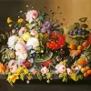 Still Life Flowers and Fruit Diamond Painting