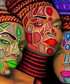 Afro Women Diamond Painting