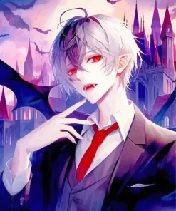 Anime Boy Vampire Diamond Painting