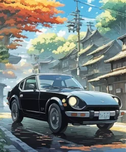 Black Nissan Z Diamond Painting