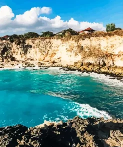Blue Lagoon Beach Indonesia Diamond Painting