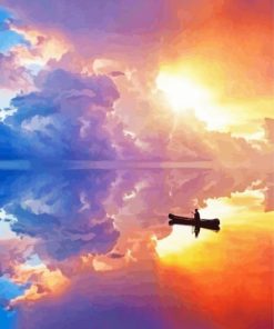 Boat In The Ocean Diamond Painting