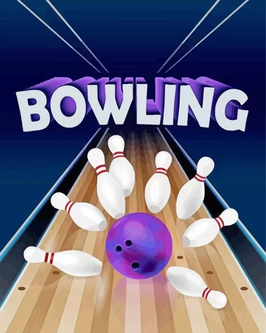 bowling game Diamond Paintings Bowling Game Diamond Painting