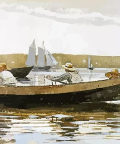 Boys In A Dory Diamond Painting