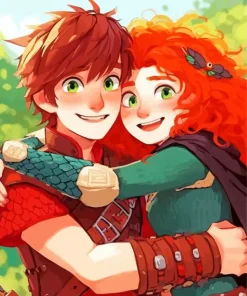Brave Merida Boyfriend Diamond Painting