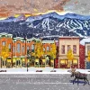 Breckenridge Colorado In Snow Diamond Painting