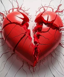 Broken Heart Diamond Painting