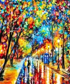 Colorful Trees Landscape Diamond Painting