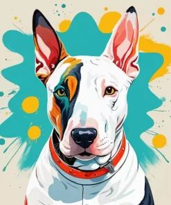 English Bull Terrier Art Diamond Painting