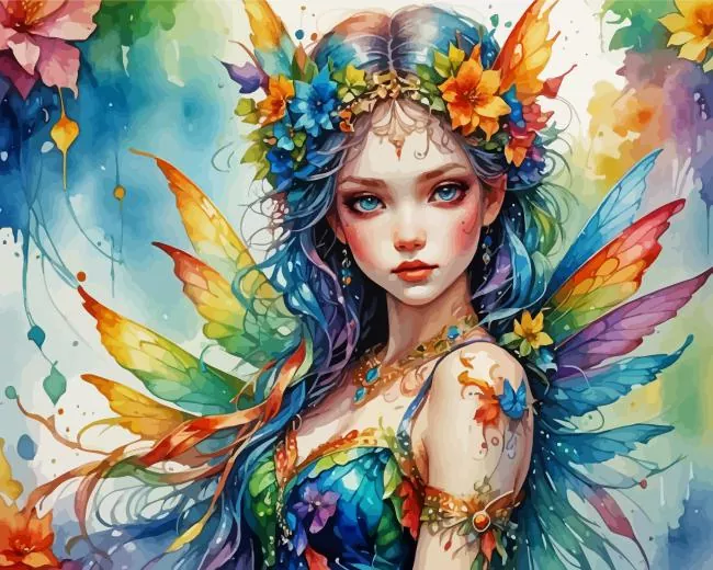 fairy rainbow art Diamond Dotz Fairy Rainbow Art Diamond Painting