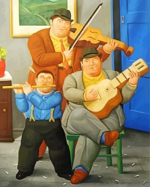 fat musicians art Diamond Dotz Fat Musicians Art Diamond Painting