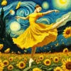 Field Of Sunflowers Van Gogh Art Diamond Painting