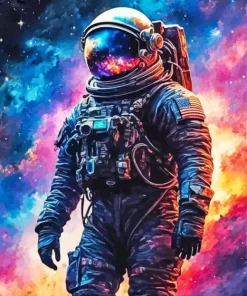 Galaxy Astronaut Diamond Painting
