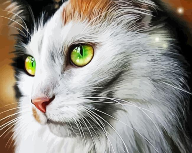 green eyed cat Diamond By Numbers Green Eyed Cat Diamond Painting