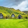Iceland Farmhouses Diamond Painting