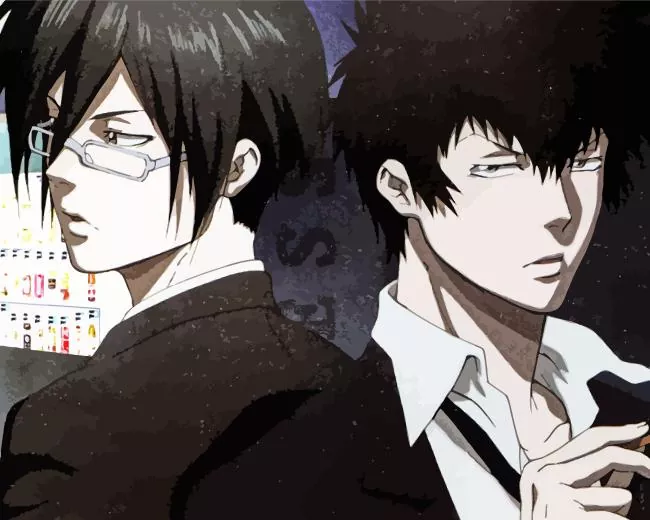 kogami and ginoza Diamond Paints Kogami And Ginoza Diamond Painting