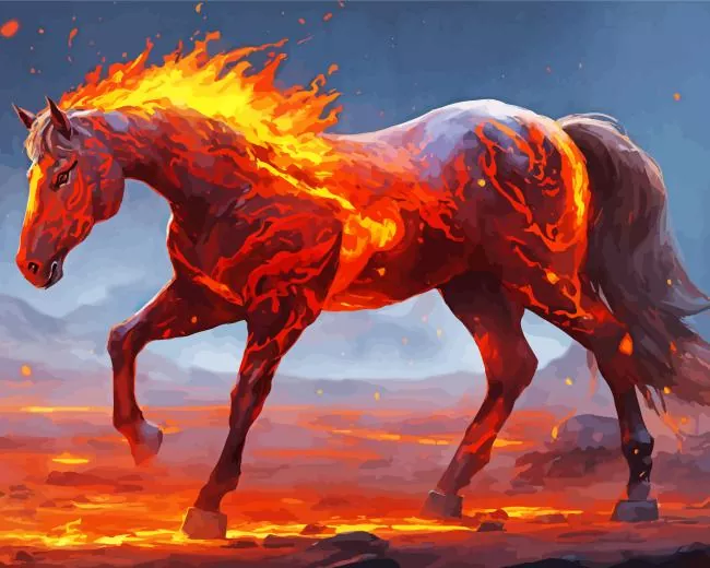 lava horse Diamond Paintings Lava Horse Diamond Painting