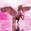 Pink Unicorn Diamond Painting