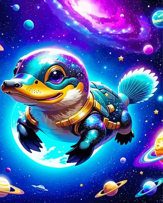 platypus floating Diamond Paints Platypus Floating Diamond Painting